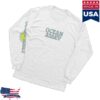Ocean Alley Merch Store Ocean Alley Retro Sun White Marle Longsleeve Tee
