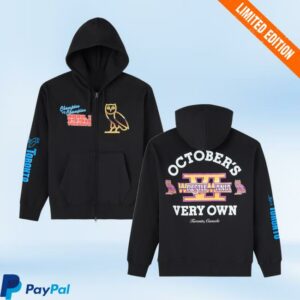 October's Very Own Merch Store Wwe Wrestlemania Vi Full-Zip Hoodie