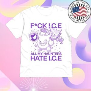 Okami Jpg Merch Store Fuck Ice All My Haunters Hate Ice Shirts