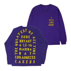 Parisaint Merch Store The Life Of Pablo 2016 I Feel Like Kobe Long Sleeve