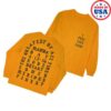 Parisaint Merch Store The Life Of Pablo 2016 I Feel Like Kobe Long Sleeve In Yellow