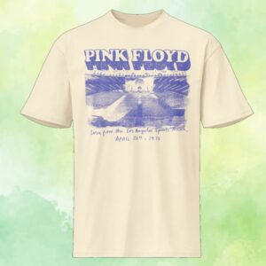 Pink Floyd Merch Store Live From The La Sports Arena Monochrome T-Shirt