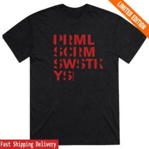 Primal Scream Merch Shop Store Swstk Ys Black T-Shirt