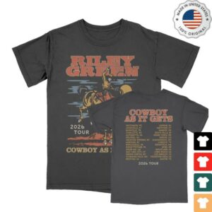 Riley Green Music Merch Shop Store Cowboy As It Gets Tour Tee