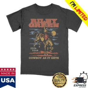 Riley Green Music Merch Store Cowboy As It Gets Tour Tee