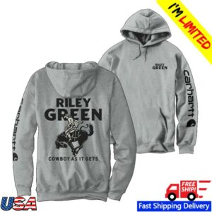 Riley Green Music Merch Store Cowboy Hoodie