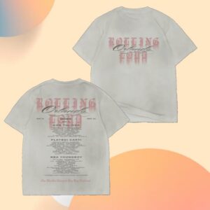 Rolling Loud Merch Store Reflection Cream 26 Lineup Tee