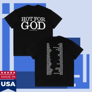 Rosalia Merch Store Hot For God Black Tee
