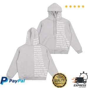 Rosalia Merch Store Lux Track Zip Hoodie