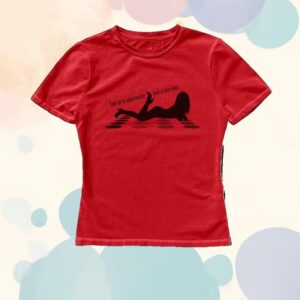 Sabrina Carpenter Merch Store Naked Twister Red Tee