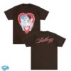 Sad Girlz Merch Store Angel Baby Brown Tee