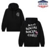 Sanrio Merch Store Anti Social Social Club X Hello Kitty Ashkc Hoodie