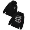 Sanrio Merch Store Anti Social Social Club X Hello Kitty Ashkc Hoodie