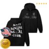 Sanrio Merch Store Anti Social Social Club X Hello Kitty Ethereal Zip Hoodie