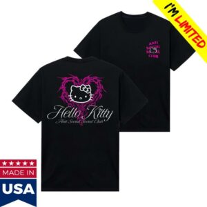 Sanrio Merch Store Anti Social Social Club X Hello Kitty Love Tee