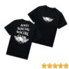 Sanrio Merch Store Anti Social Social Club X Hello Kitty Metal Tee Black
