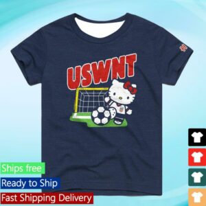 Sanrio Merch Store Hello Kitty X Uswnt Let's Kick It Tee