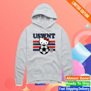 Sanrio Merch Store Hello Kitty X Uswnt Logo Hoodie