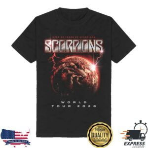 Scorpions Merch Store Coming Home Tour 2026 T Shirt