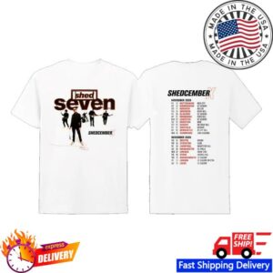 Shed Seven Merch Shop Store Shedcember X Tour T-Shirt
