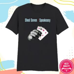Shed Seven Merch Shop Store Speakeasy Artwork T-Shirt