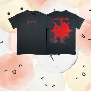 Sub Urban Store Merch Anhedonia Tour Tee Black