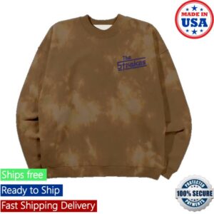 The Strokes Merch Store The Drive Custom Dyed Crewneck Sweatshirt