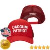 Tim Burchett Merch Store Dadgum Patriot Red Mesh Trucker Hat