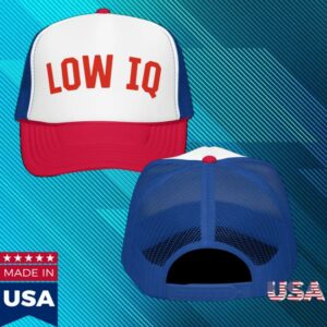 Tucker Carlson Store Merch Low Iq Trucker Hat