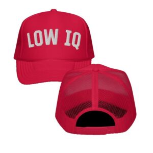Tucker Carlson Store Merch Low Iq Trucker Hats