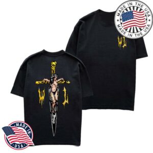 Warrenlotas Merch Store Girl On Dagger T-Shirt