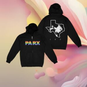 Waterparks Store Merch Rainbow Parx Zip Hoodie