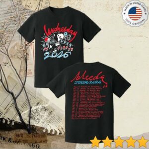 Wednesday Merch Store Tour 2026 T-Shirt