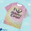 While Odin Sleeps Merch Store I Love Medieval Torture Tie Dye Oversized Tee