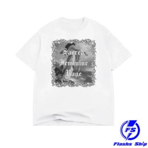 While Odin Sleeps Merch Store Sacred Feminine Rage Midlength Tee