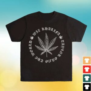 Wiz Khalifa Merch Store Chrome Leaf Tee