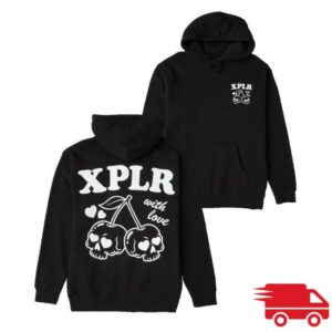 Xplr Shop Merch Store Cherry Design Hoodie