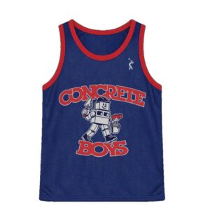 Yachty Merch Store Concrete Blockman Basketball Jersey