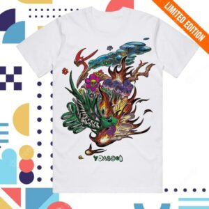 Yoasobi Merch Store Dragon White Tee