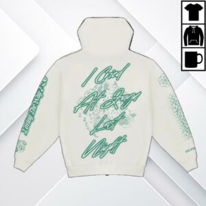 Zayn Merch Store Konnakol White Airbrush Hoodie