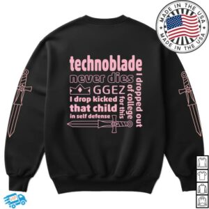 Technoblade Merch Store Shop Techno Said It Crewneck Sweatshirts