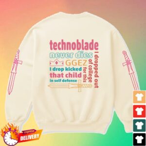 Technoblade Merch Store Shop Techno Said It Sweatshirt Cream