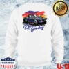 Tomsrefurb Merch Shop Keep Grinding Retro Blueberry Crewneck Sweatshirt