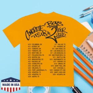 Yachty Merch Shop Store Concrete Bear Tour Tee