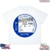 Online Ceramics Merch Shop Blue Note Center Label White Tee