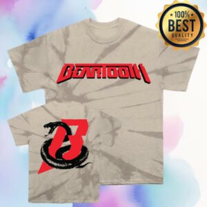 Beartooth Band Merch Snake On My Back Pe Dye Tee Shirt