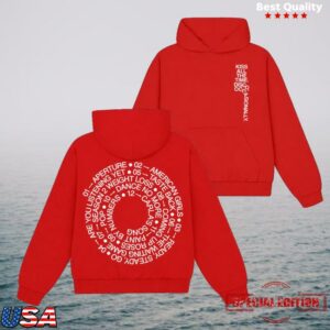 Harry Styles Merch Store Tracklist Hoodie
