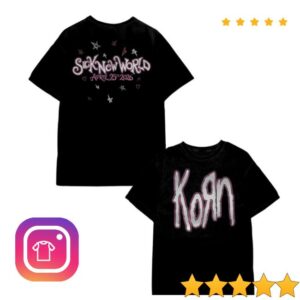 Korn Merch Store Sick New World Issues Event Tee