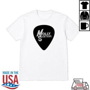 Molly Santana Merch Store Guitar Pick White T-Shirt