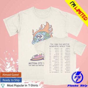 Motion City Soundtrack Merch Shop '25-'26 Earth Tour Tee